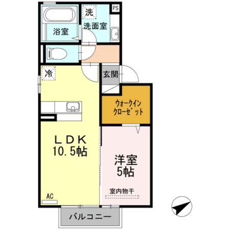 フルールの物件間取画像